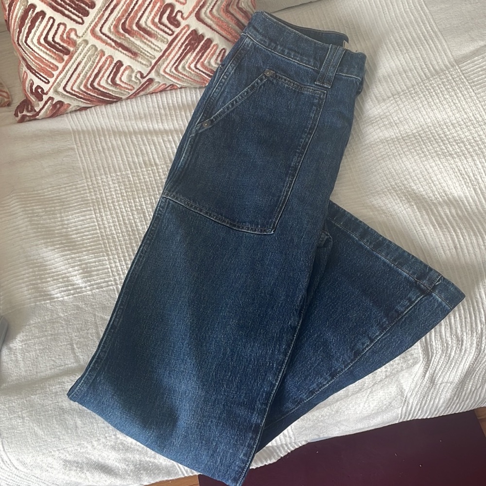Madewell 11" High-rise Jeans in Whitethorn Wash NWT
